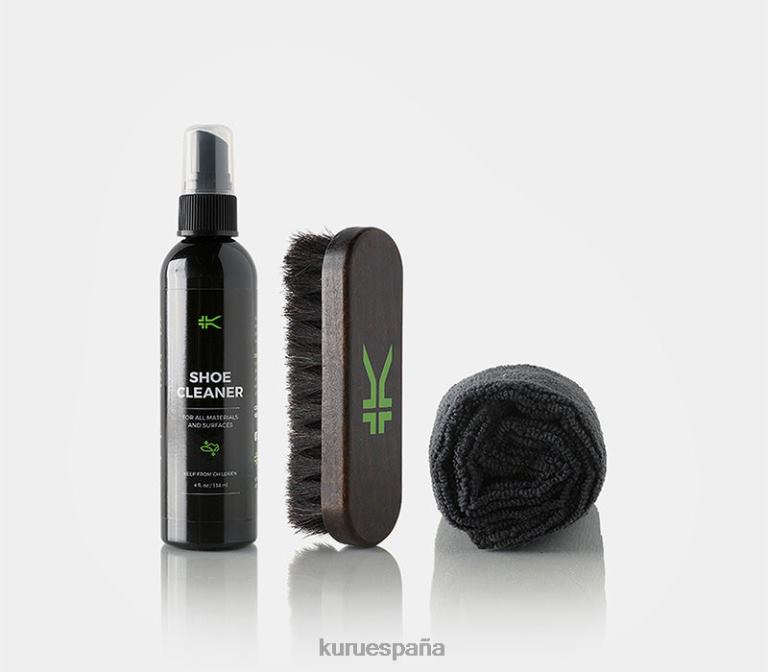 negro equipo de limpieza Kuru 2PFNB210 zapato kit de limpieza unisexo