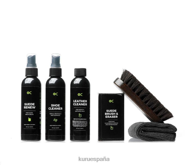 negro equipo de limpieza Kuru 2PFNB212 kit de cuidado definitivo unisexo