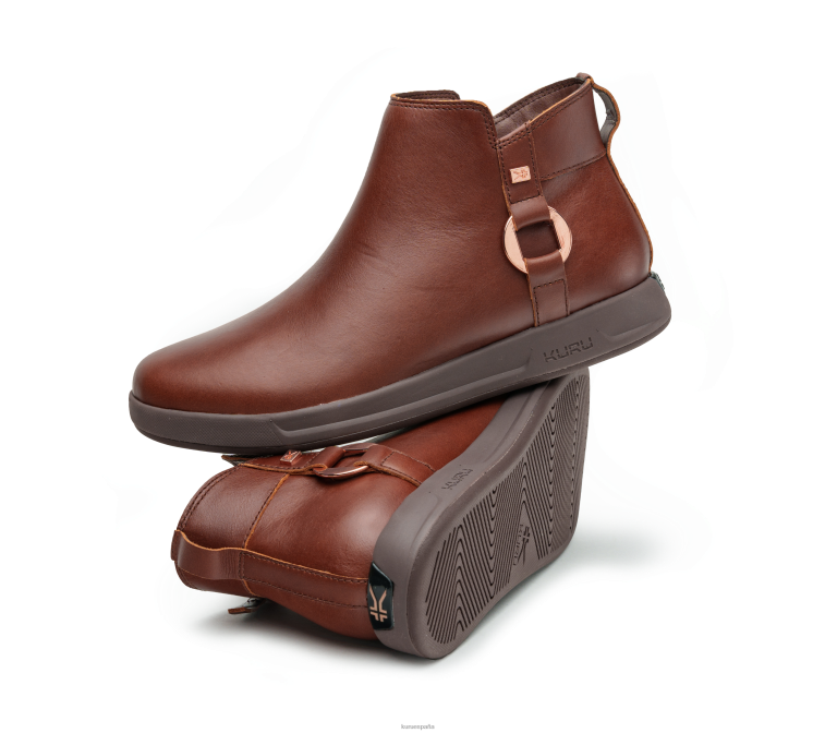 nuez rica/cobre zapatos Kuru 2PFNB128 tempo mujer