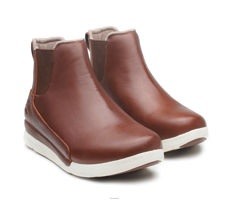 rica nuez/crema suave zapatos Kuru 2PFNB76 luna mujer