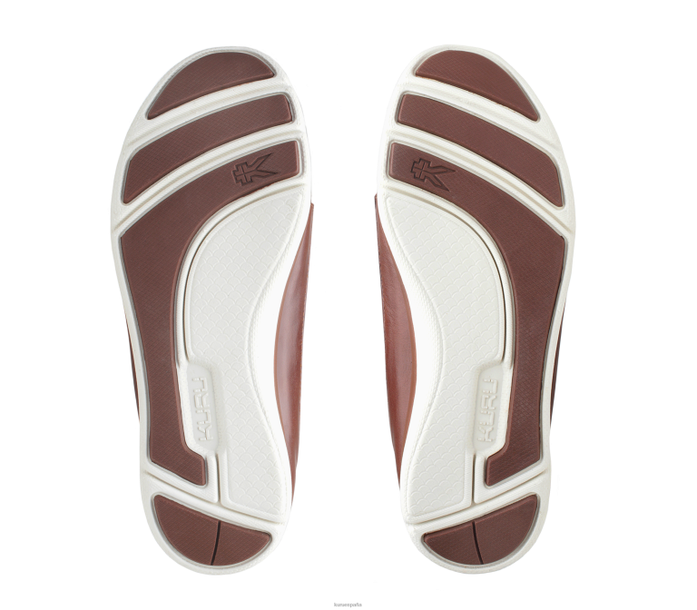 rica nuez/crema suave zapatos Kuru 2PFNB76 luna mujer