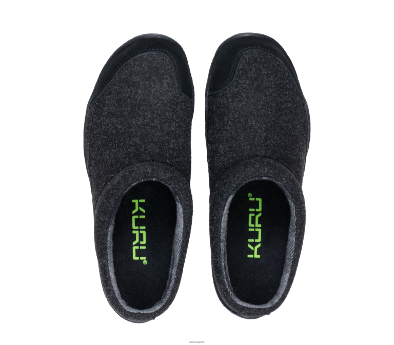 carbón/negro zapatos Kuru 2PFNB185 borrador hombres