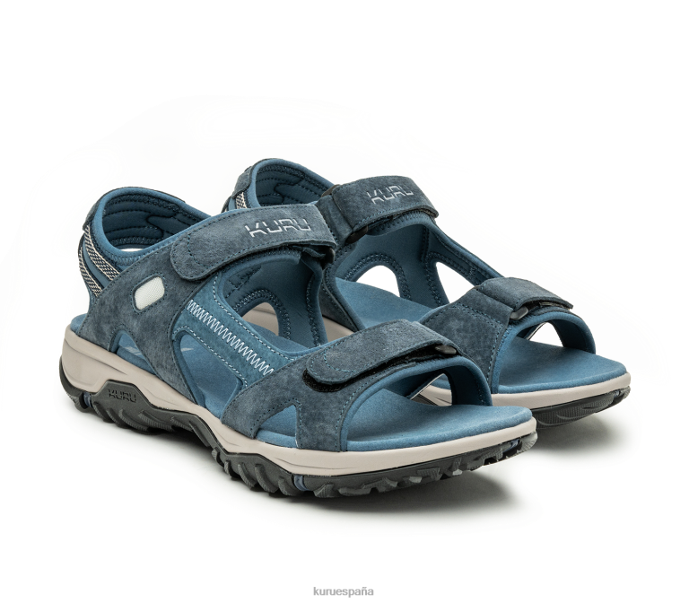 azul medianoche/gris piedra zapatos Kuru 2PFNB193 huella hombres