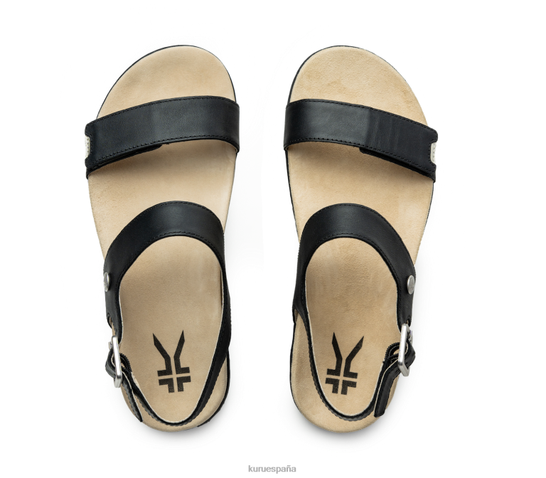 negro azabache/arena zapatos Kuru 2PFNB114 planeo mujer