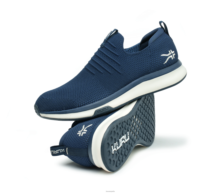 azul medianoche/azul mineral zapatos Kuru 2PFNB178 deslizamiento del átomo hombres