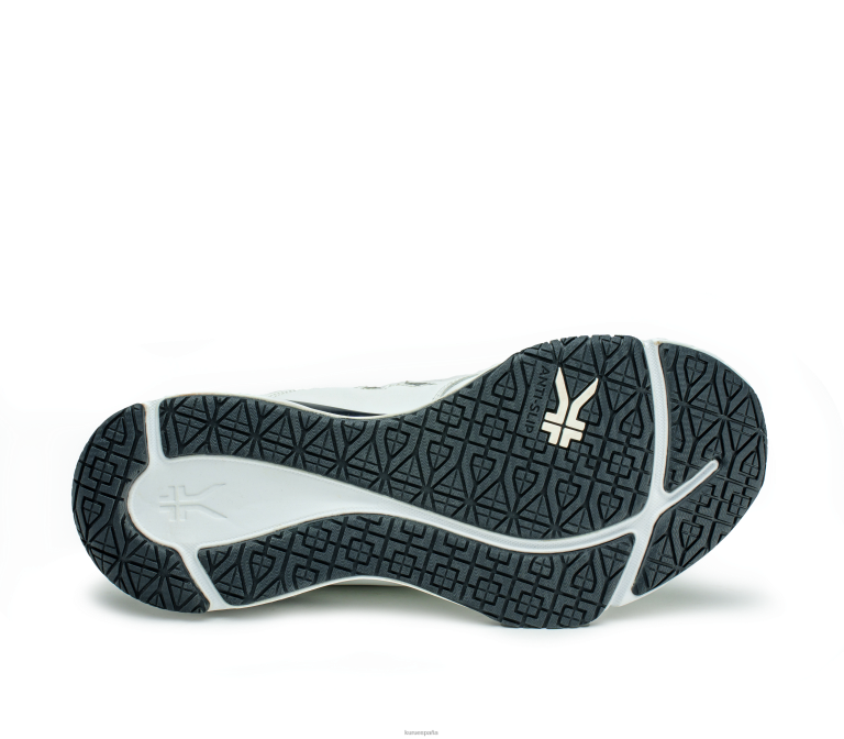 blanco brillante/grafito zapatos Kuru 2PFNB153 cinético hombres