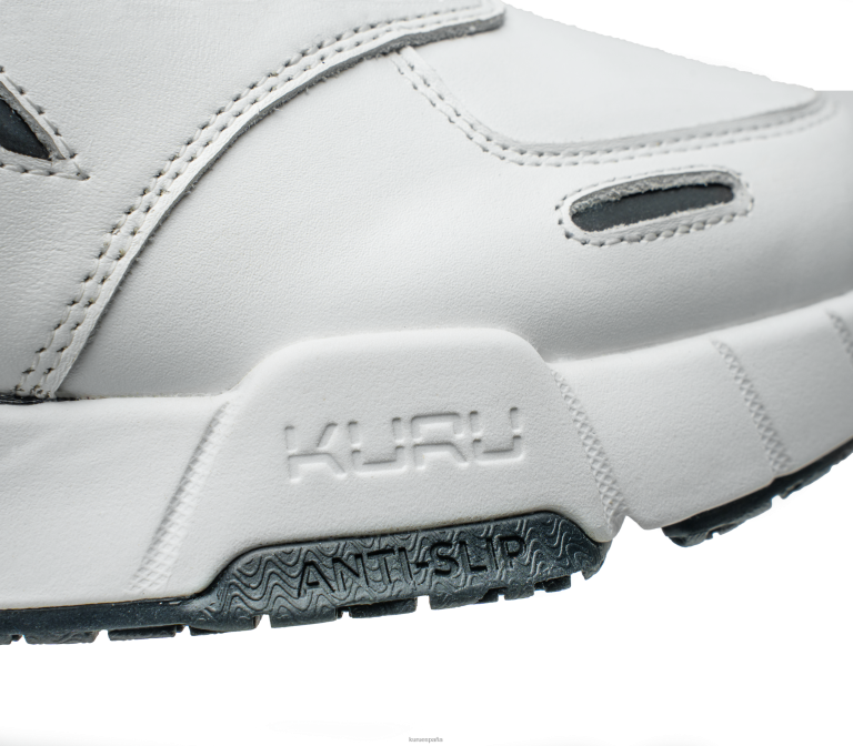 blanco brillante/grafito zapatos Kuru 2PFNB153 cinético hombres
