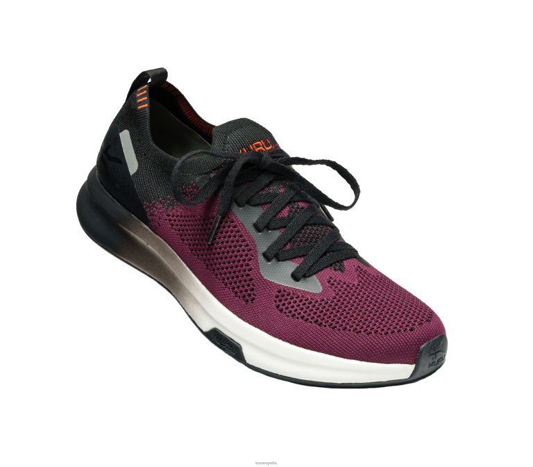 granate/negro azabache zapatos Kuru 2PFNB135 flujo hombres