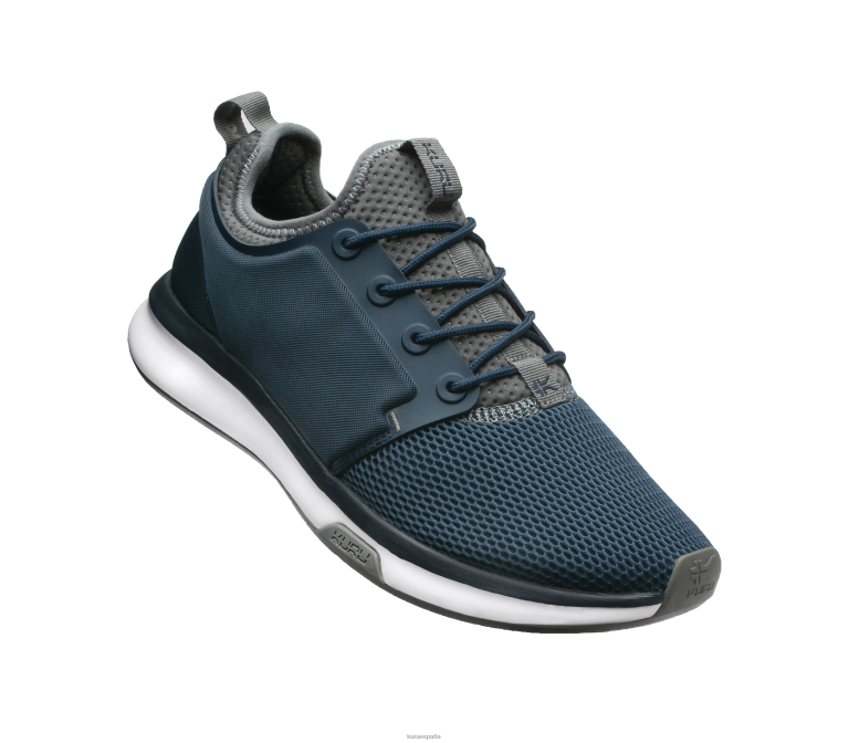 índigo/blanco/basalto zapatos Kuru 2PFNB173 átomo de ancho hombres