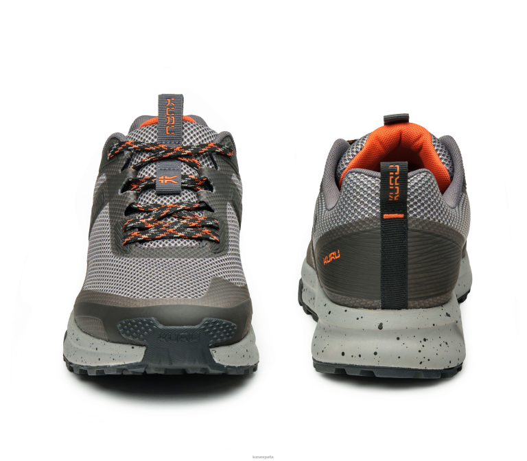 plomo gris/naranja especia zapatos Kuru 2PFNB138 rastro del átomo hombres