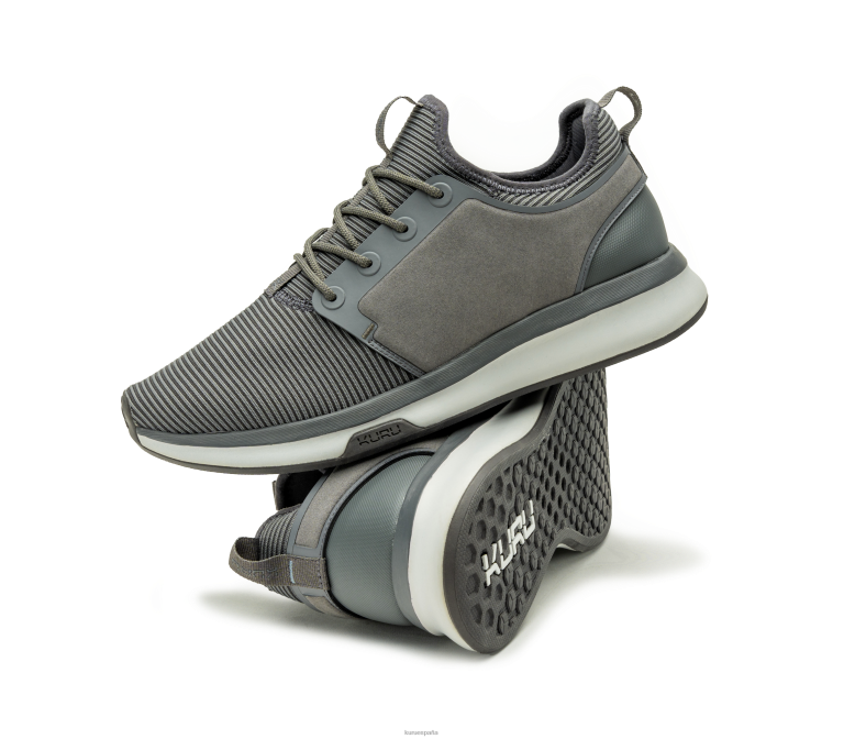 salvia de montaña/blanco/gris humo zapatos Kuru 2PFNB162 átomo de ancho hombres
