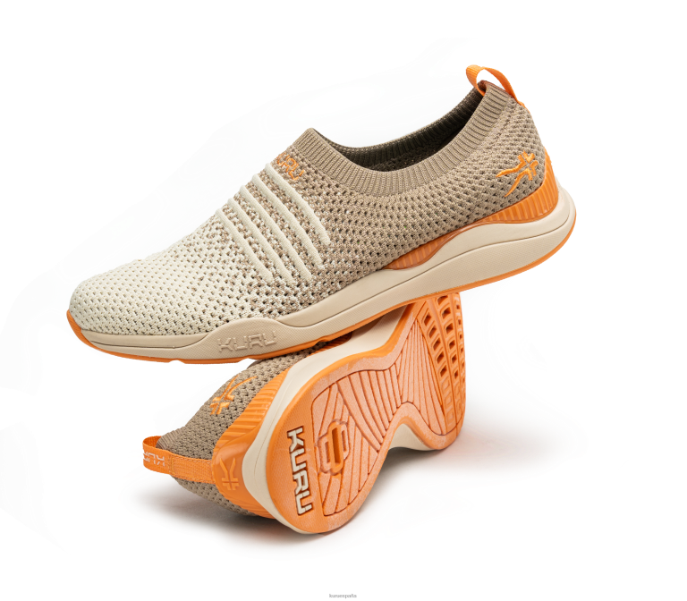 arena/albaricoque zapatos Kuru 2PFNB75 paso mujer