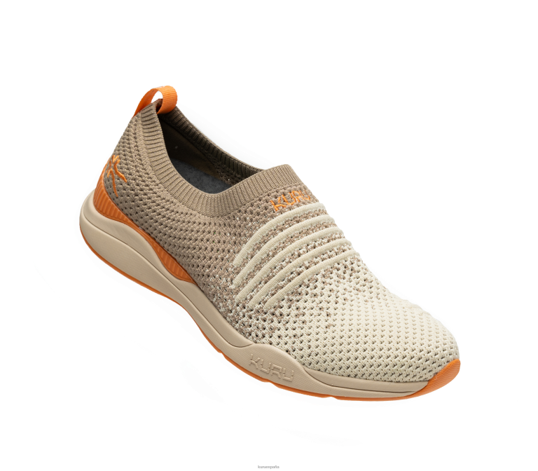 arena/albaricoque zapatos Kuru 2PFNB96 zancada ancha mujer