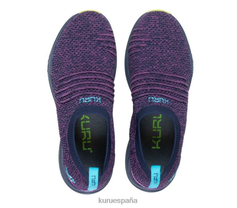 azul medianoche/uva eléctrica zapatos Kuru 2PFNB68 paso mujer