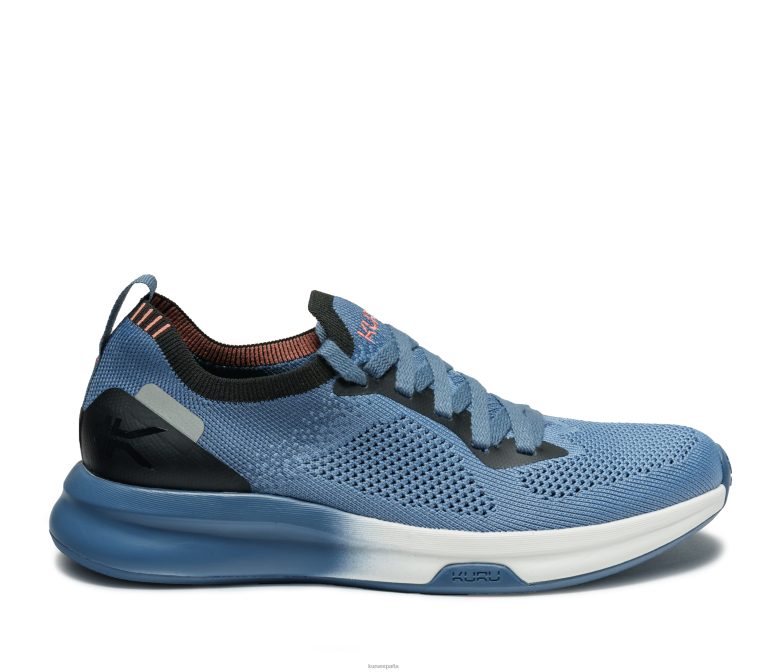 azul mineral/negro zapatos Kuru 2PFNB1 flujo mujer