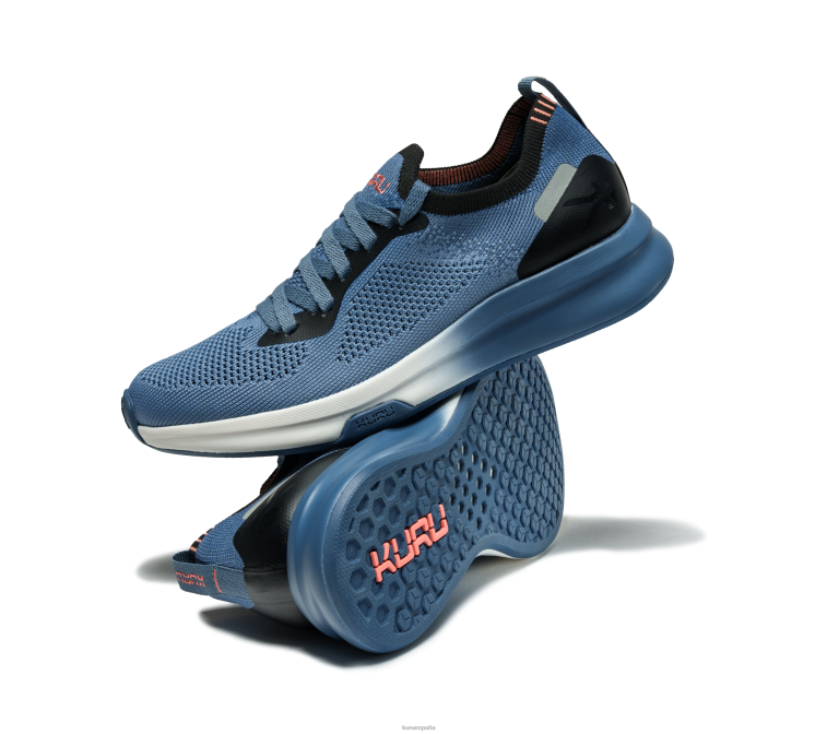 azul mineral/negro zapatos Kuru 2PFNB1 flujo mujer