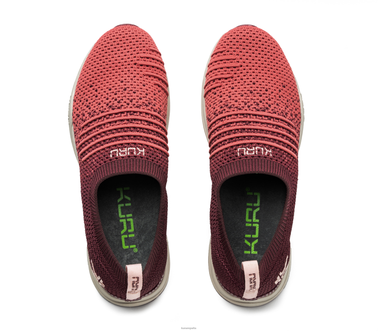ciruela/rosa zapatos Kuru 2PFNB98 zancada ancha mujer