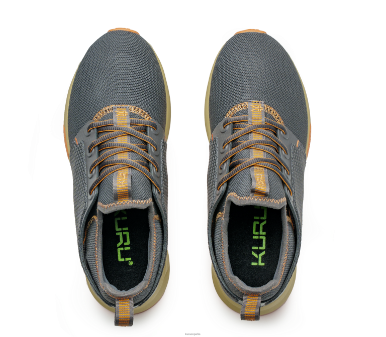 gris humo/naranja pálido zapatos Kuru 2PFNB24 átomo mujer