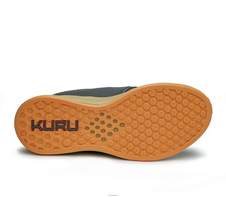 gris humo/naranja pálido zapatos Kuru 2PFNB24 átomo mujer