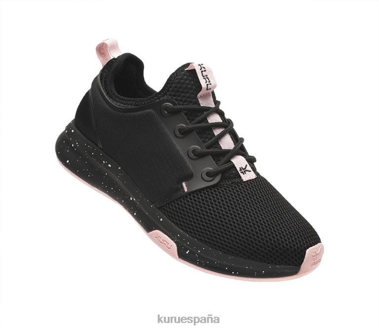 negro azabache/lila brumoso zapatos Kuru 2PFNB18 átomo mujer