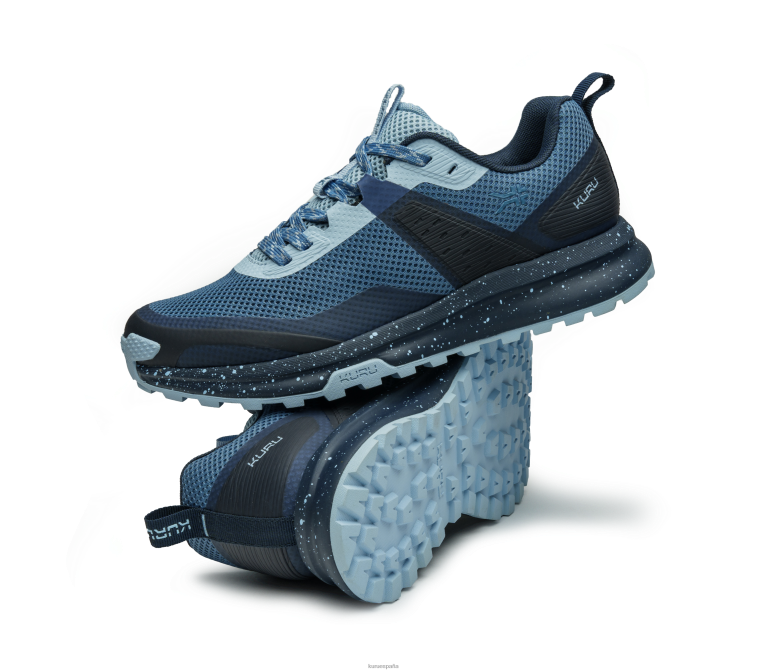 niebla azul/azul medianoche zapatos Kuru 2PFNB8 rastro del átomo mujer