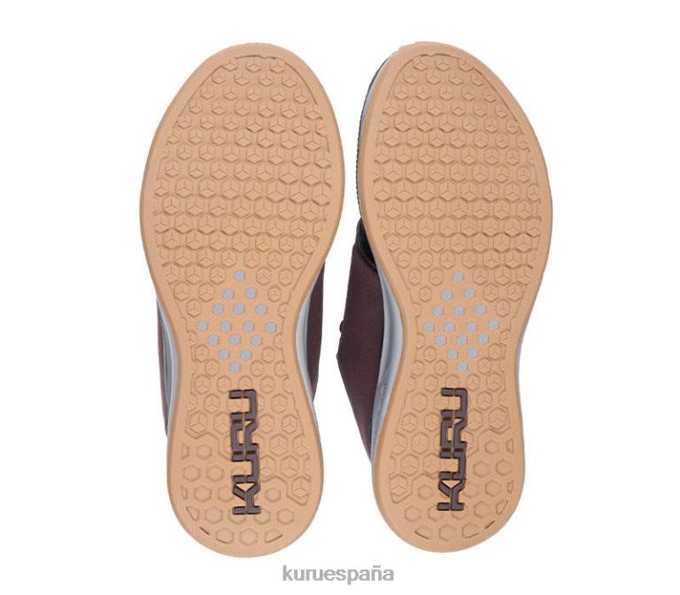 púrpura vino/gris tormenta/sombra negra zapatos Kuru 2PFNB43 átomo de ancho mujer