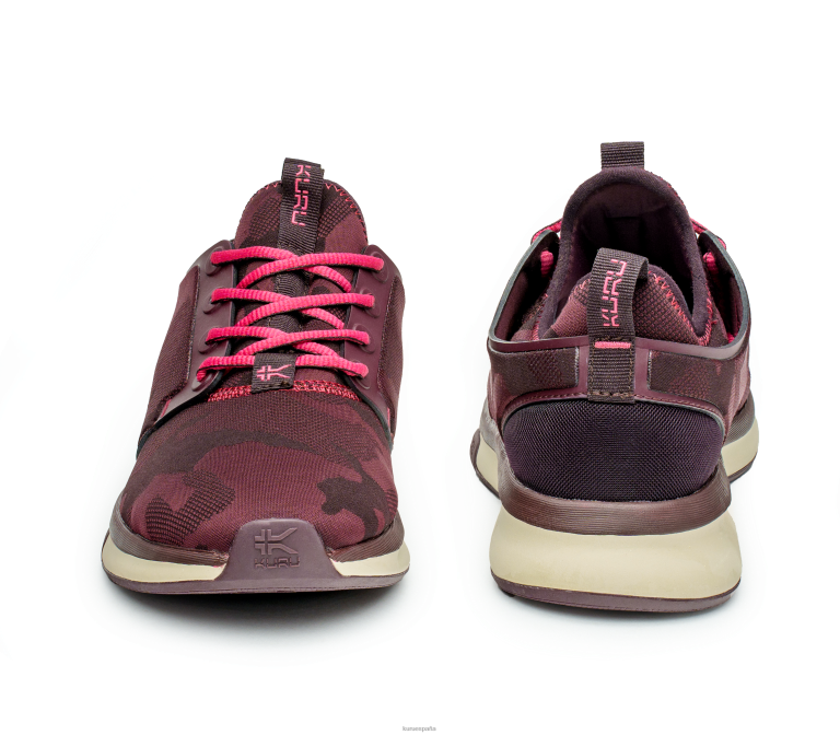 vino camo/sorbete rosa zapatos Kuru 2PFNB60 átomo de ancho mujer