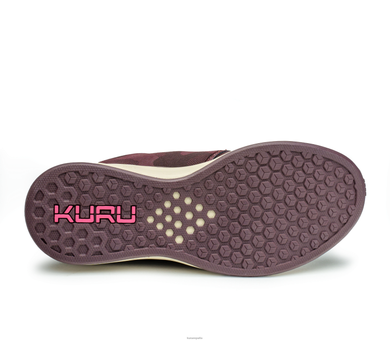 vino camo/sorbete rosa zapatos Kuru 2PFNB60 átomo de ancho mujer