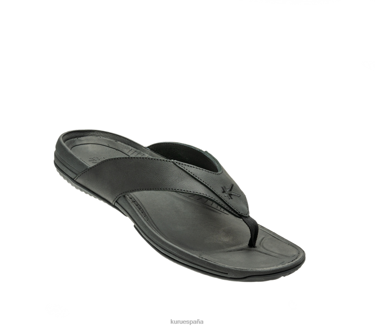 negro azabache zapatos Kuru 2PFNB201 kala hombres