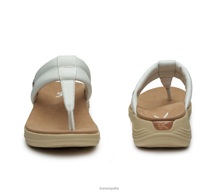 arena blanca zapatos Kuru 2PFNB109 coda suvi mujer
