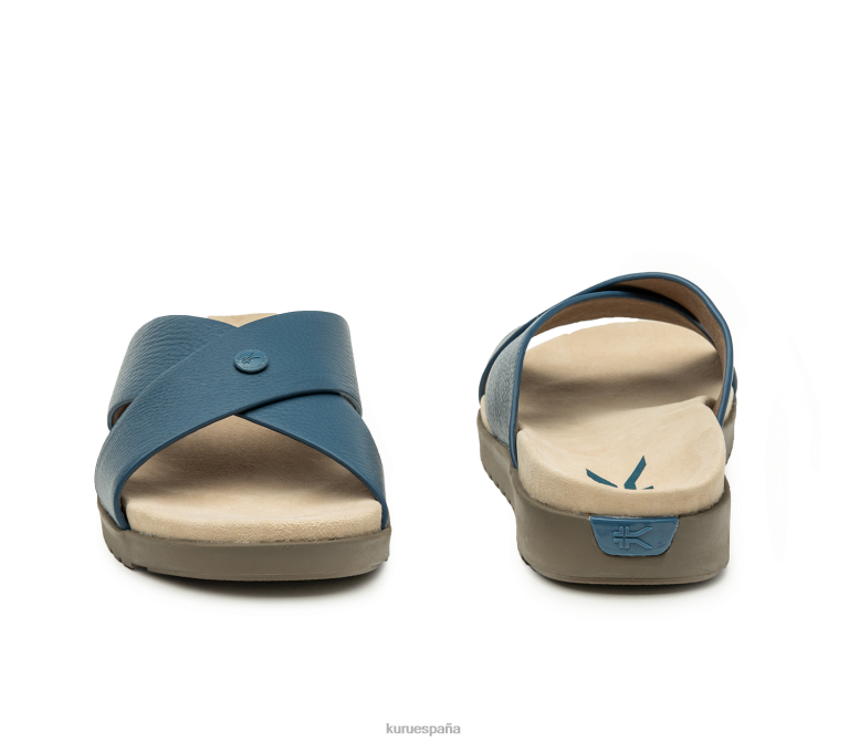 azul mineral/marrón desteñido zapatos Kuru 2PFNB124 brisa mujer