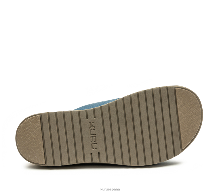 azul mineral/marrón desteñido zapatos Kuru 2PFNB124 brisa mujer