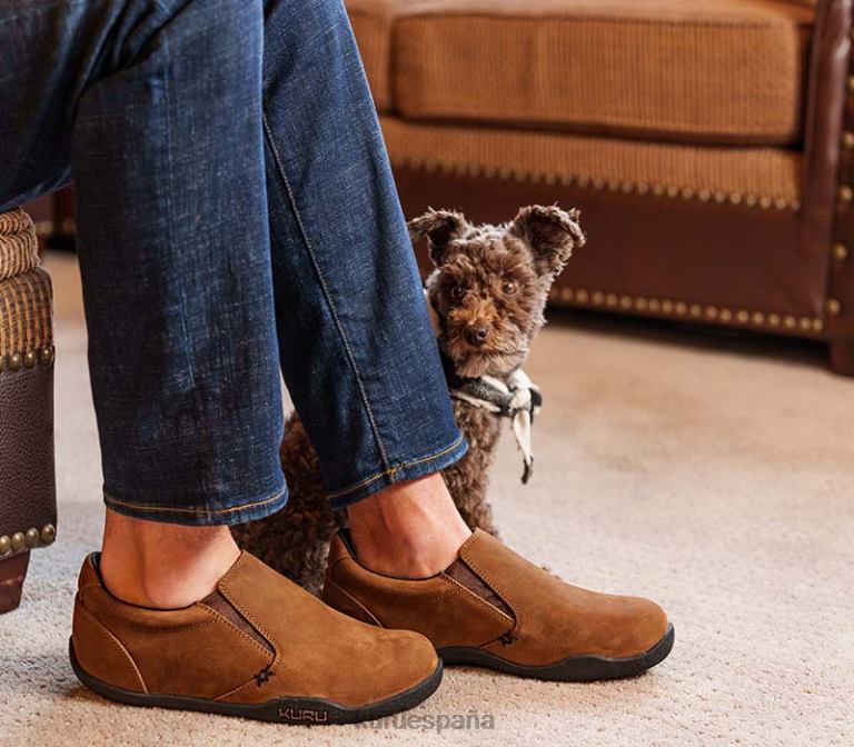 Castaño zapatos Kuru 2PFNB182 kivi hombres